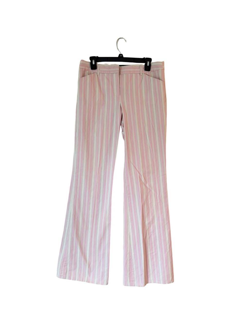 Body by Victoria The Christie Fit Striped Flare Y2K Trousers - Picture 2 of 5